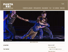 Tablet Screenshot of pantareidanseteater.com